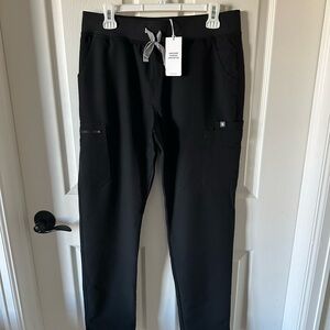 Figs Scrub Pants Straight Leg Black NWT